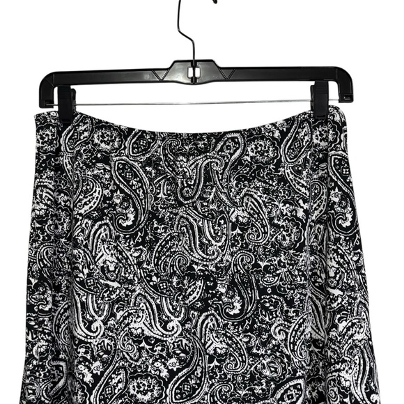 Kim Rogers Curvy Tiered Midi Skirt Size 1X A-Line Boho Office Dressy - Picture 3 of 12